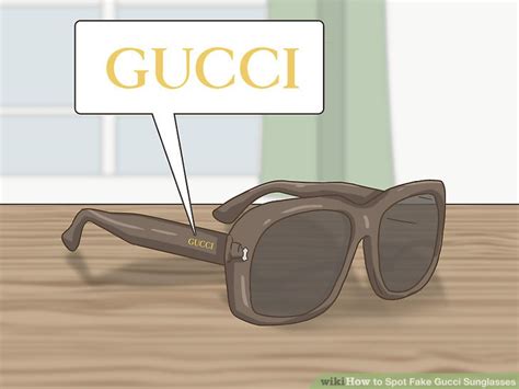 how to spot fake gucci sunglasses with pictures wikihow|genuine gucci sunglasses.